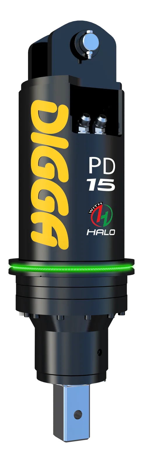 Testa idraulica Digga PDH15 con monitoraggio HALO